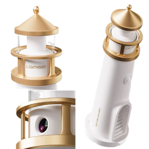 Bluetooth-os holdprojektor lámpa – világítótorony design, hangulatfénnyel és zenelejátszás funkcióval MG-A08-2 (THM) - Image 3