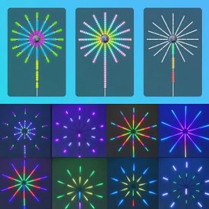Bluetooth vezérlésű LED szalag – tűzijáték effektusokkal, USB tápellátással és rugalmas kialakítással (BBV) - Image 5