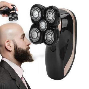 Boxili ötfejes prémium elektromos vezeték nélküli borotva – digitális kijelzővel a tökéletes borotválkozásért (BBM) - Image 2