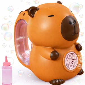 Capybara buborékfújó pisztoly barna – automata buborékfújó játék gyerekeknek, szappanbuborék gép (BBJ) - Image 1