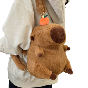 Capybara gyermek 35 cm – aranyos kézitáska és oldaltáska óvodába, iskolába (BBE) - Image 2