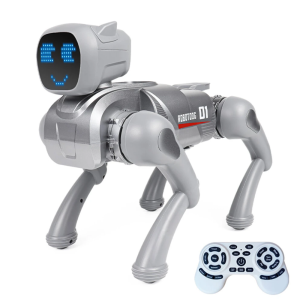CyberMancs intelligens robot kutya változó arckifejezéssel – 2.4GHz interaktív AI játék Bluetooth és app vezérléssel, 31×16,5×23,5 cm (THM) - Image 6