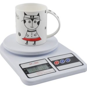 Digitális konyhai mérleg - nagy kijelzővel, automatikus kikapcsolás funkcióval , 1g-5kg (BBL) - Image 3
