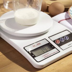 Digitális konyhai mérleg - nagy kijelzővel, automatikus kikapcsolás funkcióval , 1g-5kg (BBL) - Image 4