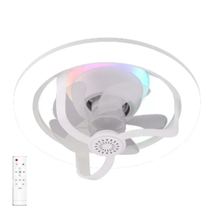 E27 LED mennyezeti ventilátor izzólámpa,  távirányítóval szabályozható - RGB  (THM) - Image 10