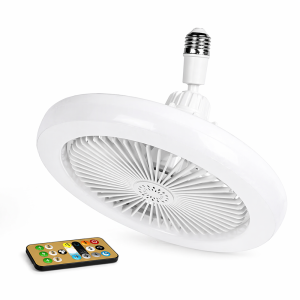 E27 LED ventilátoros lámpa távirányítóval – ultra csendes, szabályozható mennyezeti ventilátor lámpa fehér (BBD) - Image 7