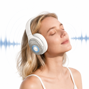 EZRA BW100 2 az 1-ben Bluetooth fejhallgató és hangszóró – Bluetooth 5.4, Type-C töltéssel (BBD) - Image 1