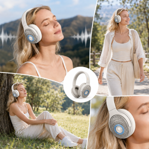 EZRA BW100 2 az 1-ben Bluetooth fejhallgató és hangszóró – Bluetooth 5.4, Type-C töltéssel (BBD) - Image 2