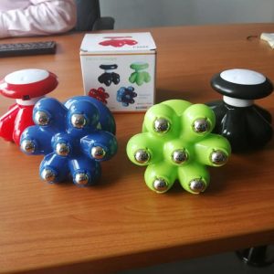 Automata, elektromos nyakmasszírozó gép 7 vibrációs görgővel - akkumulátorról és elemről is használható (BBM) (FX) - Image 9