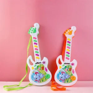 Nyakba akasztható elemes játék gitár dallamokkal - 45 cm (BBMJ) - Image 3