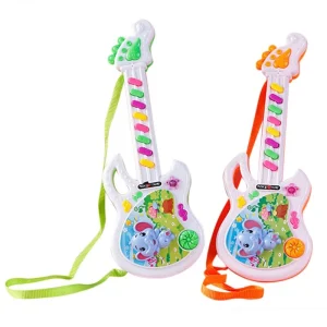 Nyakba akasztható elemes játék gitár dallamokkal - 45 cm (BBMJ) - Image 7