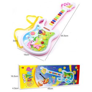 Nyakba akasztható elemes játék gitár dallamokkal - 45 cm (BBMJ) - Image 13