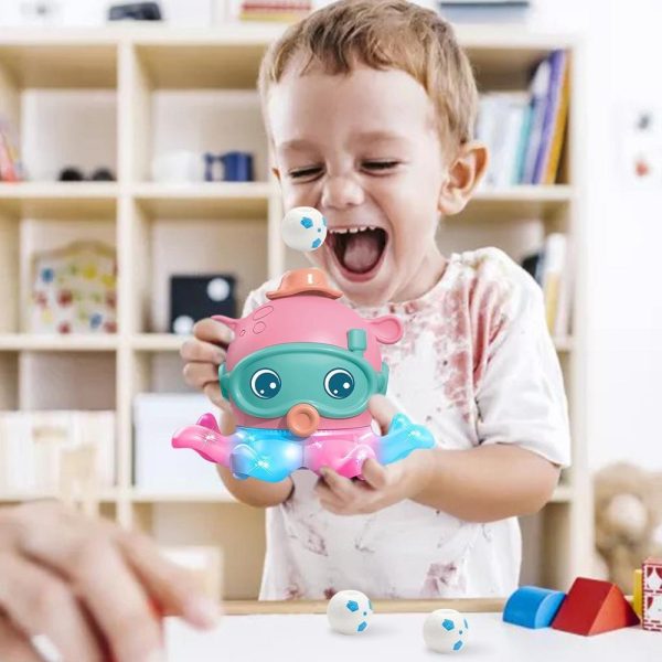 Elemes, sétáló, forgó, világító és labdázó polip 3