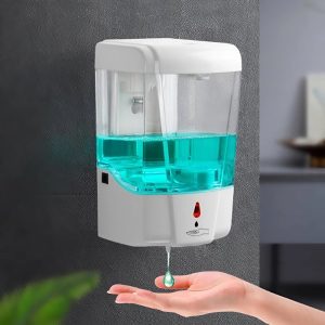 Érintés nélküli automata fali szappan- és kézfertőtlenítő adagoló – 700 ml Kapacitással (BBV) - Image 2