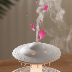 Esőcsepp mushroom design aromaterápiás diffúzor – 350 ml-es ultrahangos illóolaj párásító távirányítóval (BBJH)(BBD) - Image 5