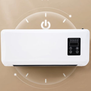 Fali elektromos fűtő- és hűtőtest – 1500 W teljesítményű, 2 fokozatú, időzítővel és távirányítóval, 20 m²-es helyiségig (BBM) - Image 10