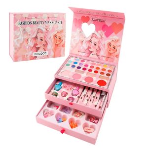 Fashion Beauty 24 részes sminkkészlet gyerekeknek – mosható kozmetikai szett lányoknak (BBJ) - Image 1