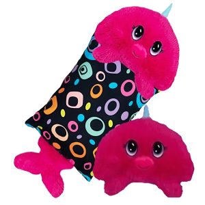 Fluffaluff halacska pets ultra puha szunyókáló plüss párna – tökéletes ölelhető alvópárna gyermekeknek (FX) (BBM) - Image 1