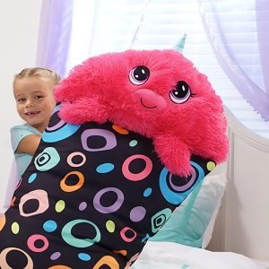 Fluffaluff halacska pets ultra puha szunyókáló plüss párna – tökéletes ölelhető alvópárna gyermekeknek (FX) (BBM) - Image 2