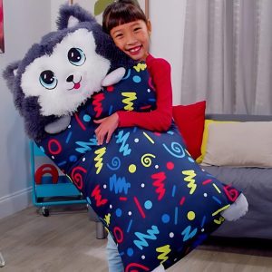 Fluffaluff husky pets ultra puha szunyókáló plüss párna – tökéletes ölelhető alvópárna gyermekeknek (FX) (BBM) - Image 2