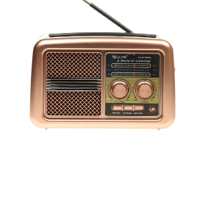 GOLON vintage stílusú napelemes rádió – Bluetooth, USB, hordozható kivitel RX-BT3600S (BBD) - Image 1