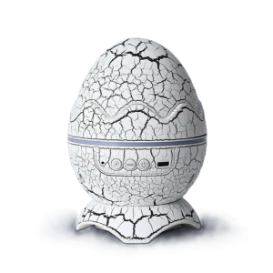 Galaxy fényprojektor bluetooth hangszóróval és fehér zajjal – LED csillag aurora dinoszaurusz tojás éjszakai fény gyerekszobába (FX) - Image 1