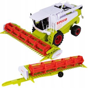 Giga méretű élethű játék kombájn, aratógép - zöld színben - 50 cm (BBMJ) - Image 7