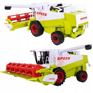 Giga méretű élethű játék kombájn, aratógép - zöld színben - 50 cm (BBMJ) - Image 9