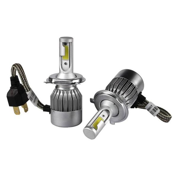 H4 C6 LED fényszóró szett 1 pár, 36W, 3800LM4