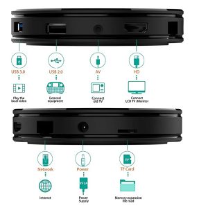 HK1 Max Smart Ultra HD TV Box – 8K Android 9.0 TV Okosító, 4GB RAM, 64GB ROM (BBV) - Image 4