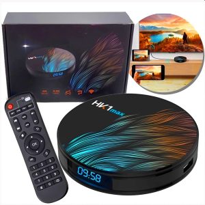 HK1 Max Smart Ultra HD TV Box – 8K Android 9.0 TV Okosító, 4GB RAM, 64GB ROM (BBV) - Image 1