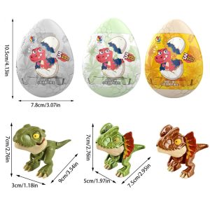 Meglepetés dínó kinyitható tojásban - harapós dinoszaurusz bébi 6 mozgatható izülettel (BBJ) - Image 5