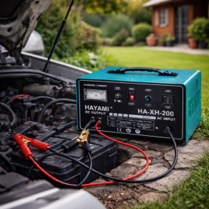 Hayami HA-XH-200 automata autó akkumulátortöltő – intelligens 12V/24V akkumulátor töltő digitális kijelzővel (BBV) - Image 4