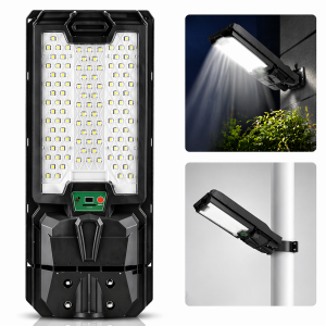 Hayami KL25-294 300W napelemes LED utcai lámpa – távirányítós kültéri reflektor IP65 vízálló kivitelben (BBV) - Image 5