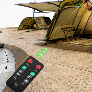 Hordozható 2 az 1-ben mennyezeti ventilátor 5200 mAh – USB-s akkumulátoros sátor ventilátor LED világítással kempinghez és hálószobába (BBRLB1484) - Image 7