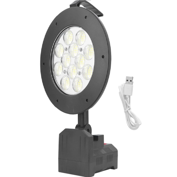 Hordozható, ultra erős, vízálló, hordozható kézilámpa 192 LED- állítható világítású keresőlámpa W872A5