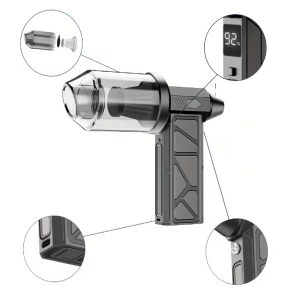 Hordozható turbóventilátor – 3 az 1-ben autós fúvó és ventilátor USB/DC tápegységgel 7728 (BBD) - Image 7