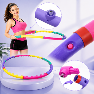 Hulahopp karika 98 cm színes – alakformáló fitness karika deréktornához (BBE) - Image 3