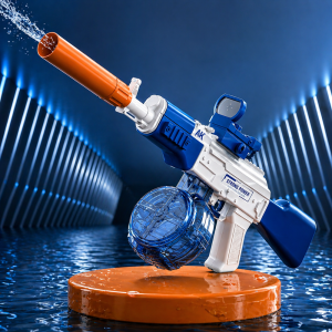 HydroStrike AK47 elektromos vízipisztoly – automata vízfegyver nagy tartállyal, kék (BBMJ) - Image 5