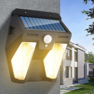 Időjárásálló, napelemes, mozgásérzékelős kültéri modern lámpa SH68 (BBD) - Image 2