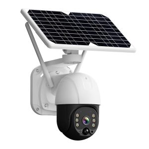 Időjárásálló, napelemes biztonsági kamera - 4G 1080p újratölthető akkumulátoros kamera éjszakai látással, kétirányú PTZ (BBV) - Image 4