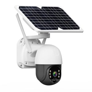 Időjárásálló, napelemes biztonsági kamera - 4G 1080p újratölthető akkumulátoros kamera éjszakai látással, kétirányú PTZ (BBV) - Image 6