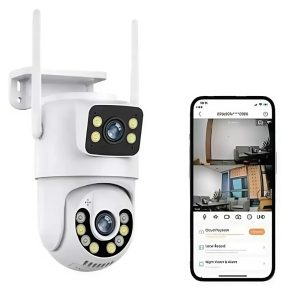 Jortan 360° WiFi okos biztonsági kamera – dupla lencse, 6MP ultra HD felvétel KE24-125 (BBV) - Image 5