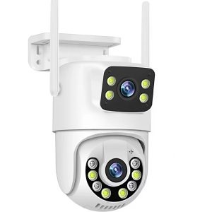 Jortan 360° WiFi okos biztonsági kamera – dupla lencse, 6MP ultra HD felvétel KE24-125 (BBV) - Image 1