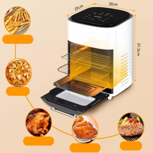KIMIYO Air Fryer – olaj nélküli légkeveréses sütő egészséges sütéshez (FXI) - Image 6
