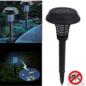 Napelemes kültéri földbe szúrható UV - LED elektromos, vízálló szúnyogirtó lámpa (FX) (BBV) - Image 5