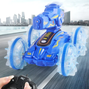 Kétéltű 4WD távirányítós kaszkadőr autó – 2,4 GHz-es, 360°-ban forgatható vízi és szárazföldi RC autó gyerekeknek, tökéletes ajándék SL-062 (BBJ) - Image 2