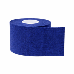 Kineziológiai tapasz – 5 cm × 5 m izom- és ízülettámasztó sport szalag fájdalomcsillapításhoz és regenerációhoz - Sötét kék (FX) (BLLV) - Image 4