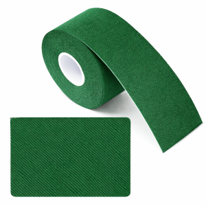 Kineziológiai tapasz – 5 cm × 5 m izom- és ízülettámasztó sport szalag fájdalomcsillapításhoz és regenerációhoz - Sötét zöld (FX) (BLLV) - Image 6
