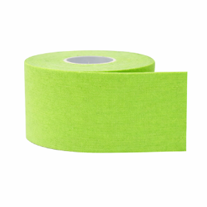 Kineziológiai tapasz – 5 cm × 5 m izom- és ízülettámasztó sport szalag fájdalomcsillapításhoz és regenerációhoz - Világos zöld (FX) (BLLV) - Image 4